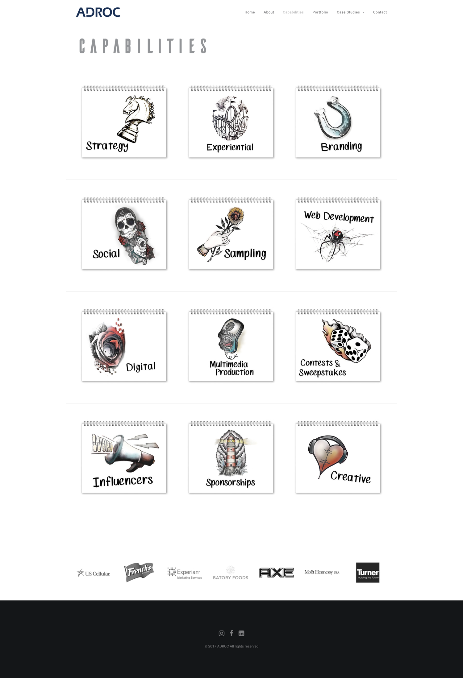 Adroc capabilities page