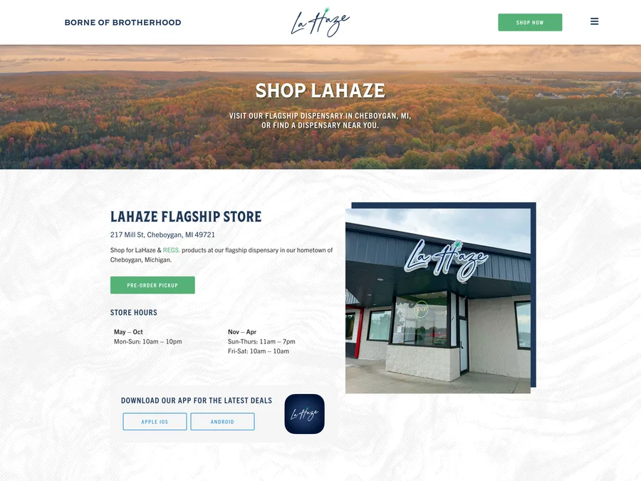 LaHaze dispensary locator