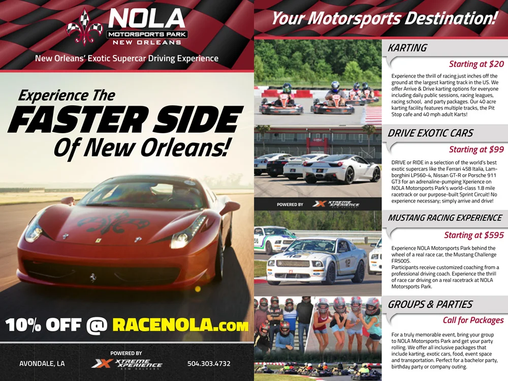 NOLA promotional flyer