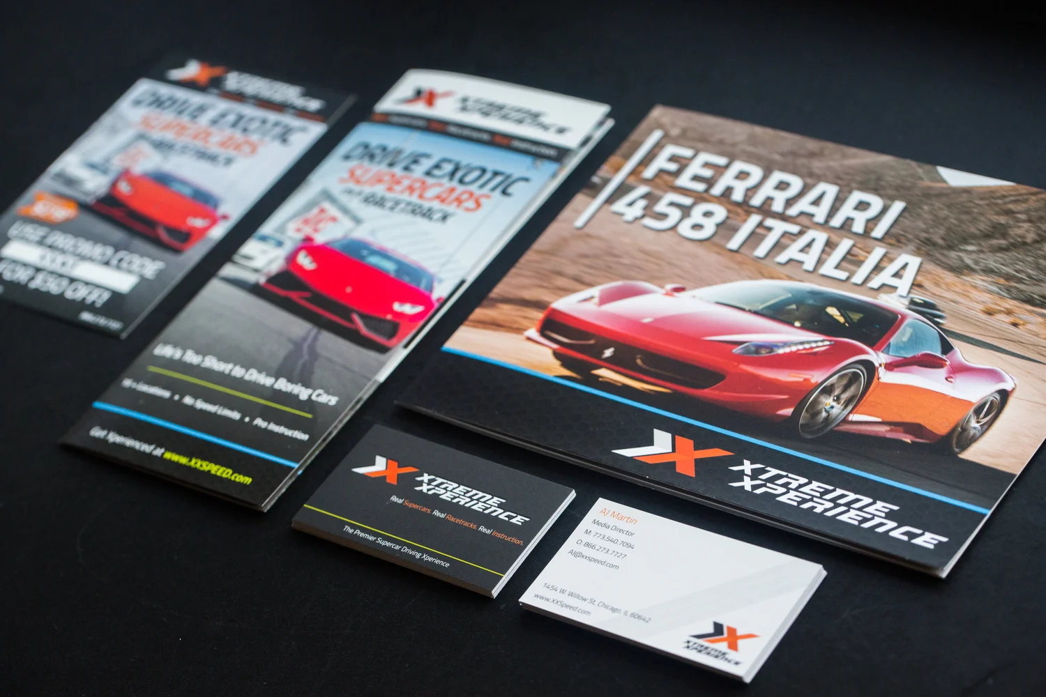 Xtreme Xperience supercar on track