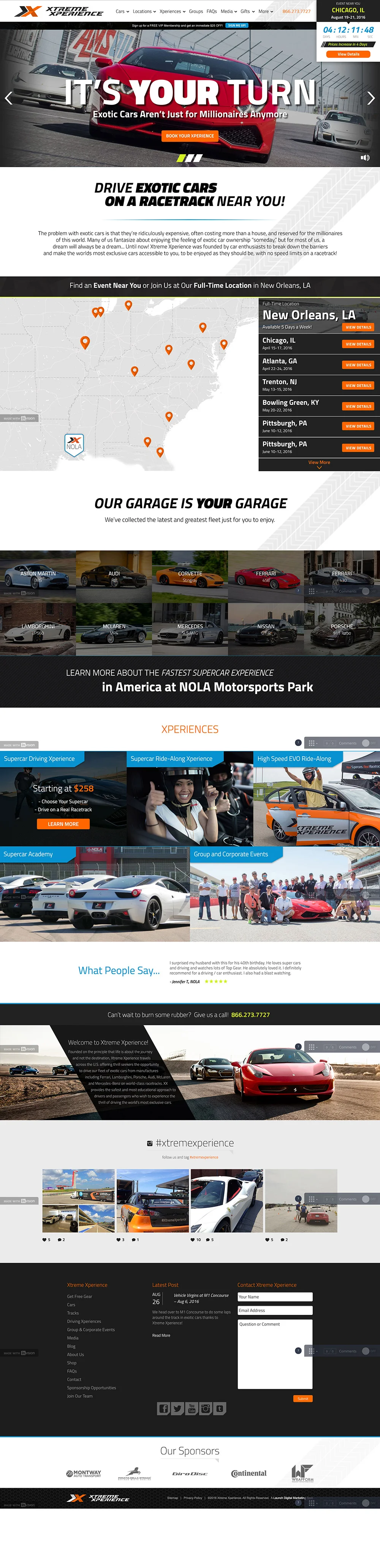 Homepage rebuild